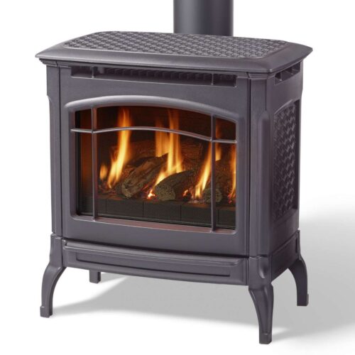 champlain black gas stove