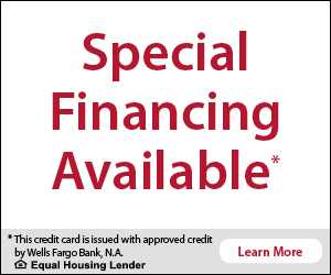 Special financing available