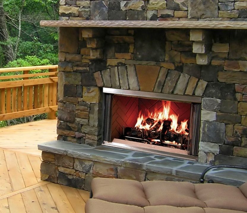 Montana Outdoor Wood Fireplace by Heat & Glo Best Fire Hearth & Patio