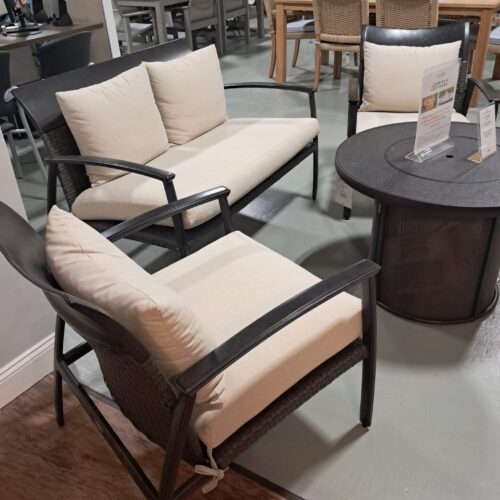 Treviso 4 Person Seating Group with Cushions by Gensun