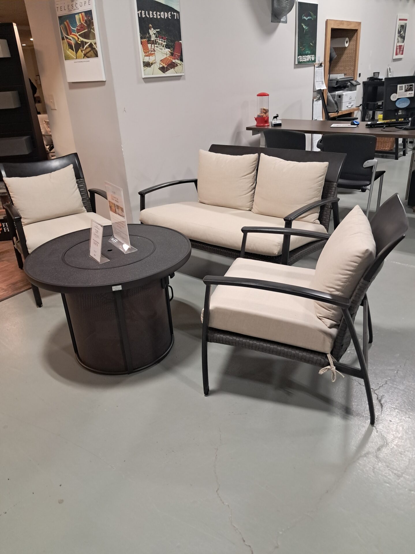 Treviso 4 Person Seating Group with Cushions by Gensun - Image 8