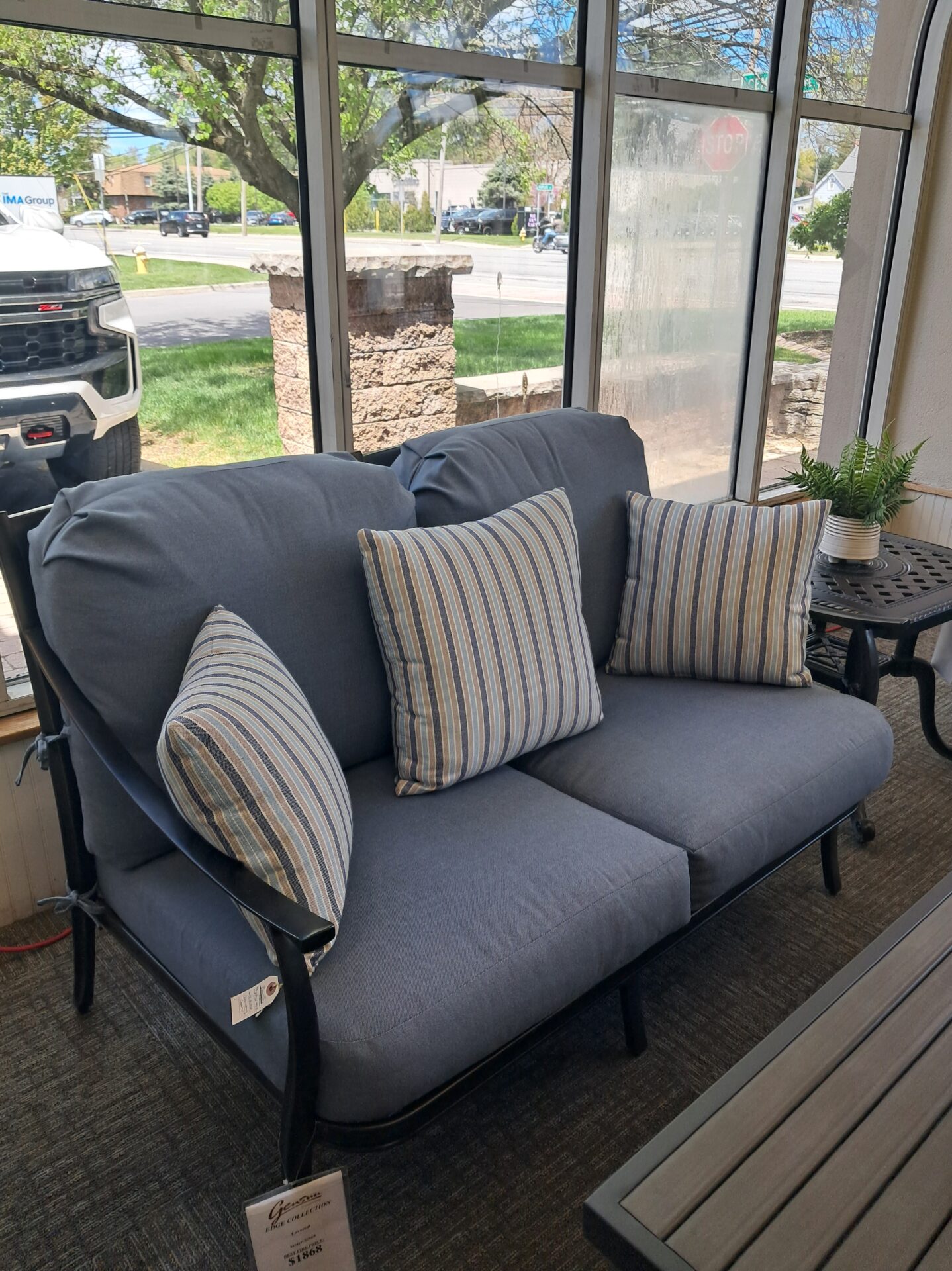 Edge 4 Person Seating Group with Cushions by Gensun - Image 2
