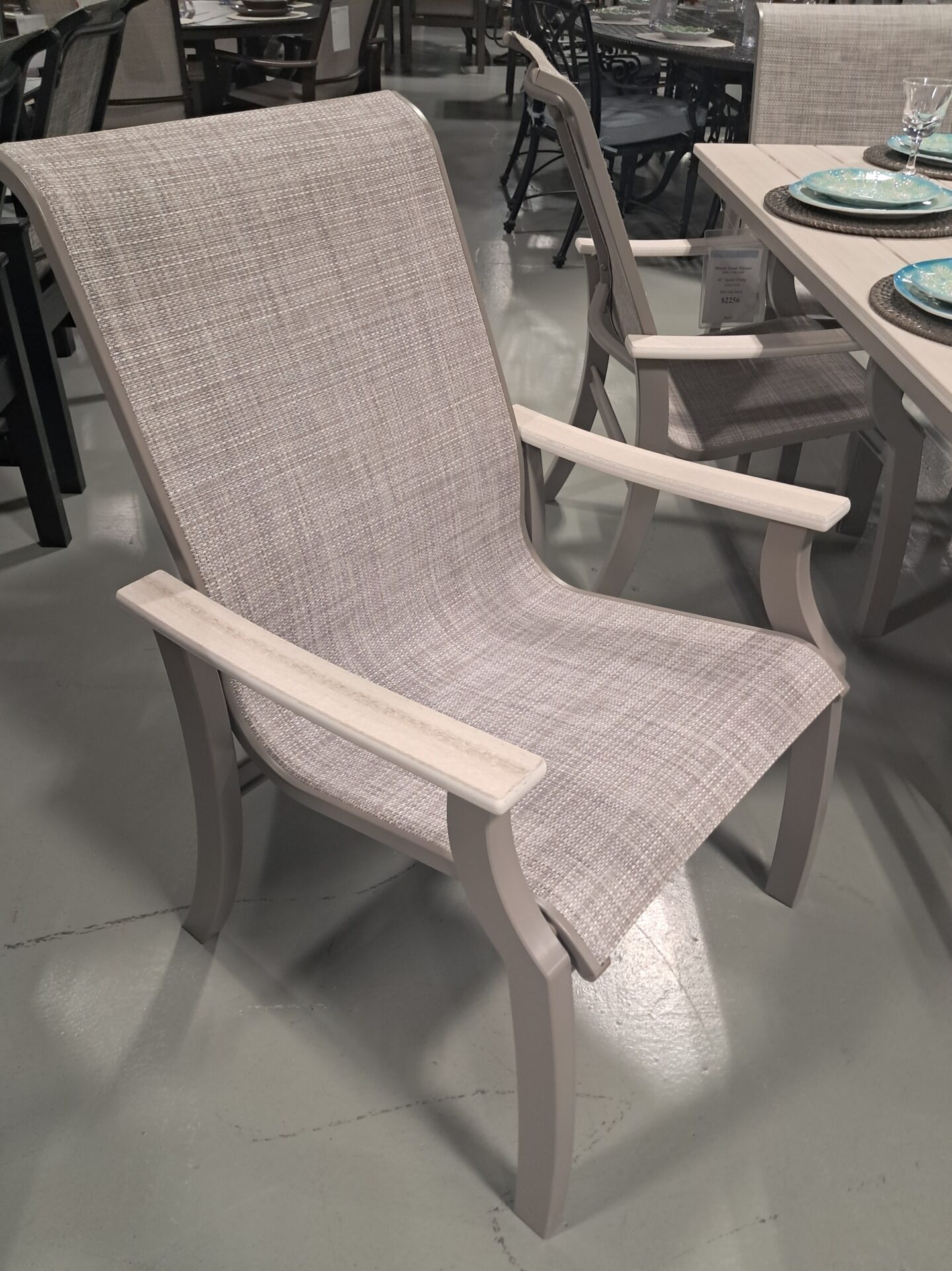 St. Catherine 8-10 Person 64" Square Outdoor Dining Set by Telescope Casual - Image 3