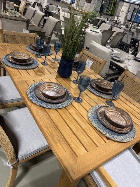 Hudson 6 Person Rectangular Dining Set by Kingsley Bate - Image 2