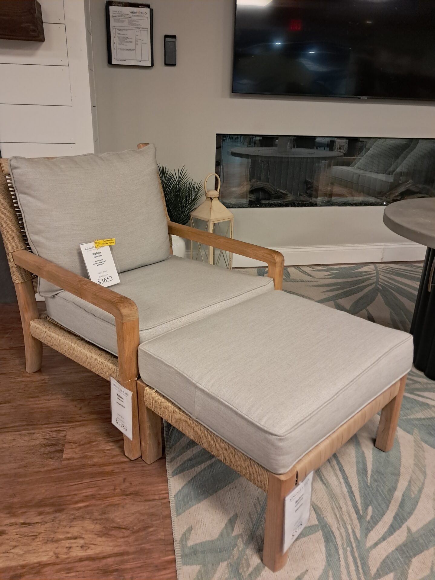 Hudson 3 Person Seating Group by Kingsley Bate - Image 2