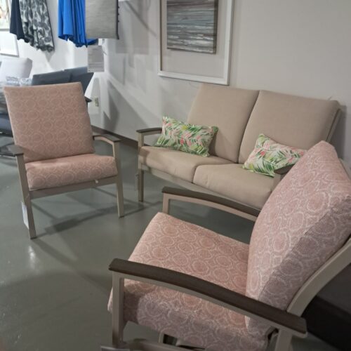 Bazza Cushion 4 Person Seating Group by Telescope Casual