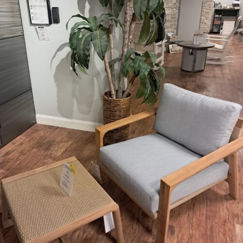 Hana Lounge Chair & Side Table by Kingsley Bate