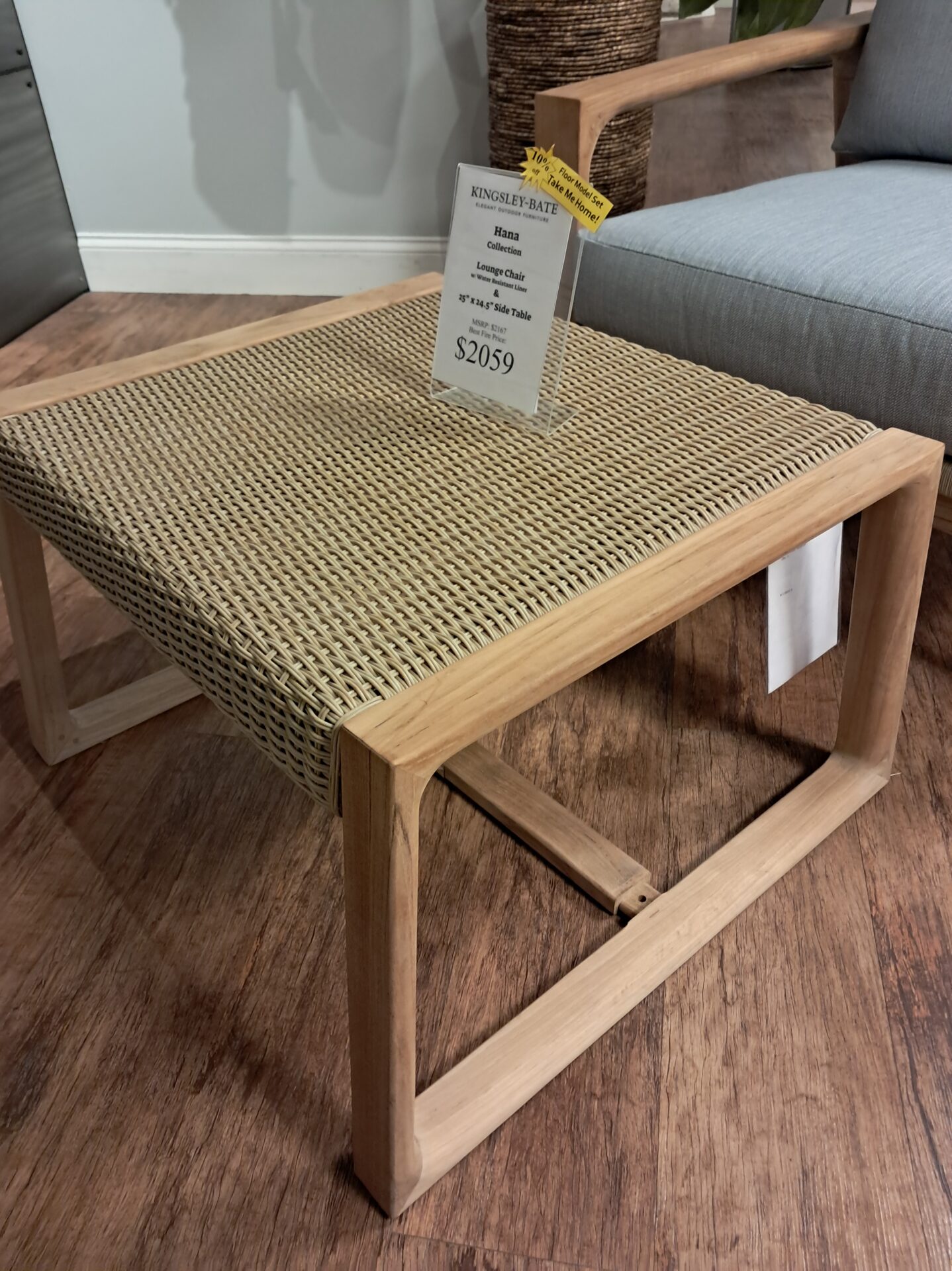 Hana Lounge Chair & Side Table by Kingsley Bate - Image 2