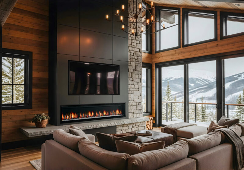Allusion Edge Electric Fireplace by SimpliFire