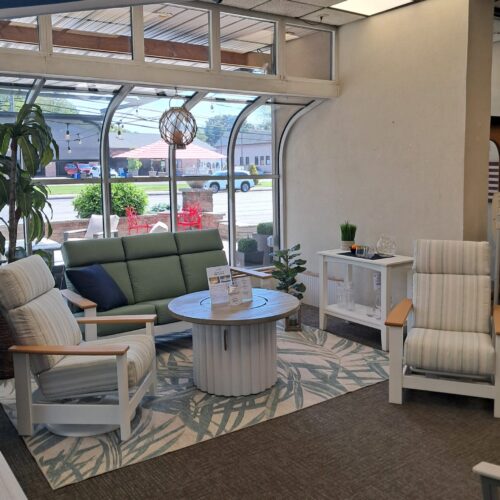Leeward 5 Person Seating Group with Cushions by Telescope Casual
