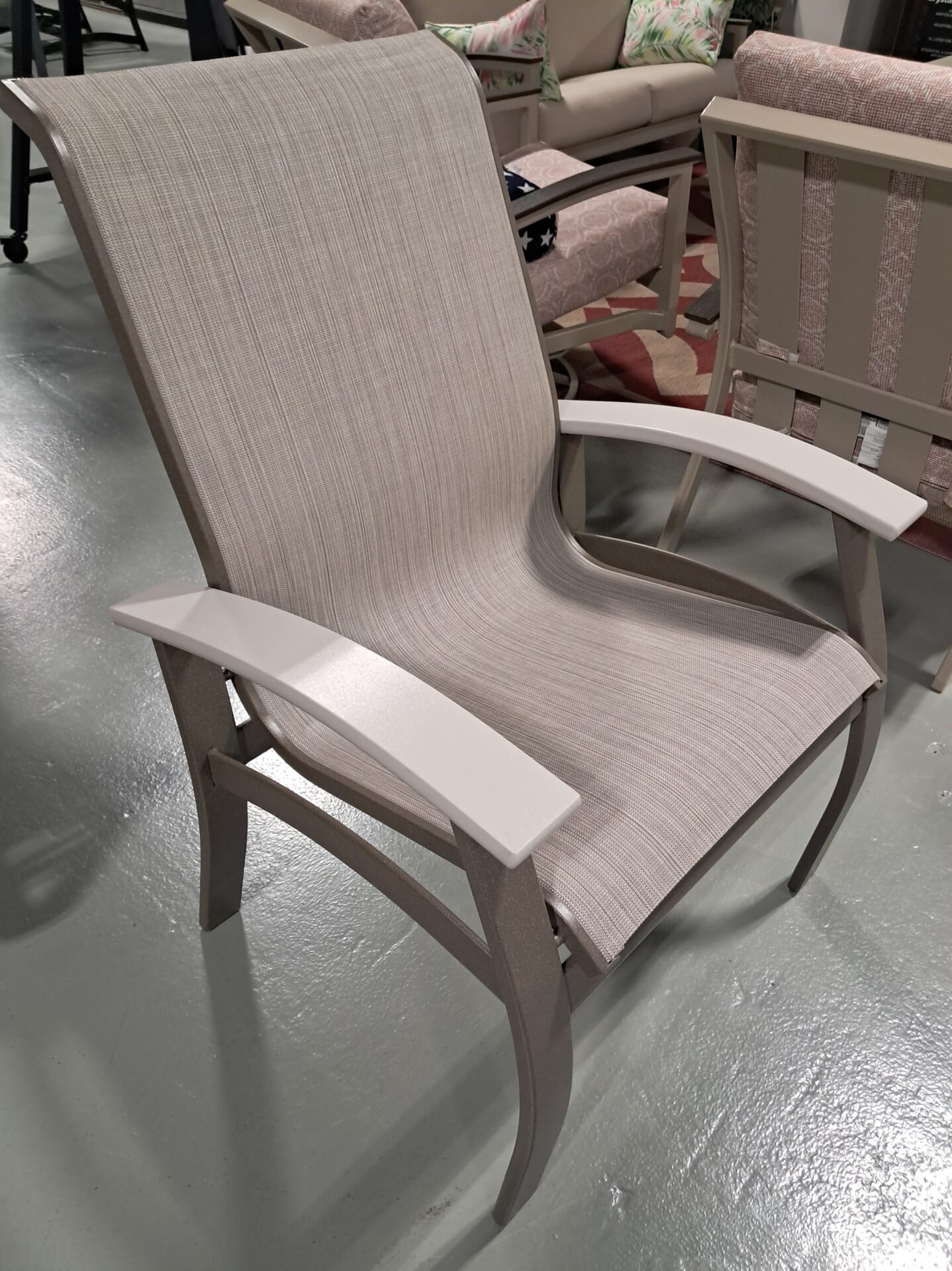 Belle Isle 6 Person 48" Oval Outdoor Dining Set by Telescope Casual - Image 3