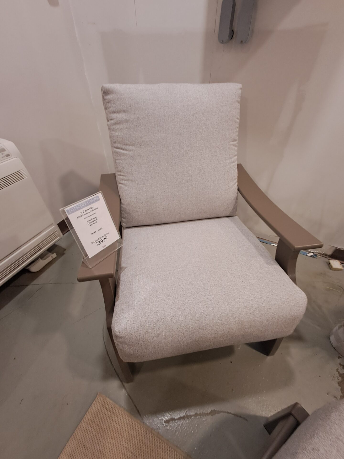 St. Catherine 3 Person Seating Group with Cushions by Telescope Casual - Image 5