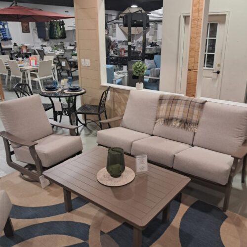 St. Catherine 4 Person Seating Group with Cushions by Telescope Casual