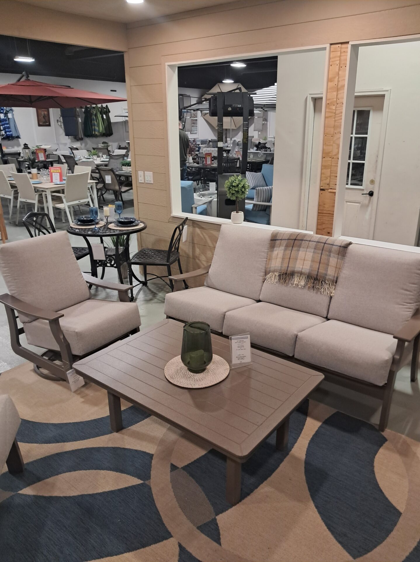 St. Catherine 4 Person Seating Group with Cushions by Telescope Casual