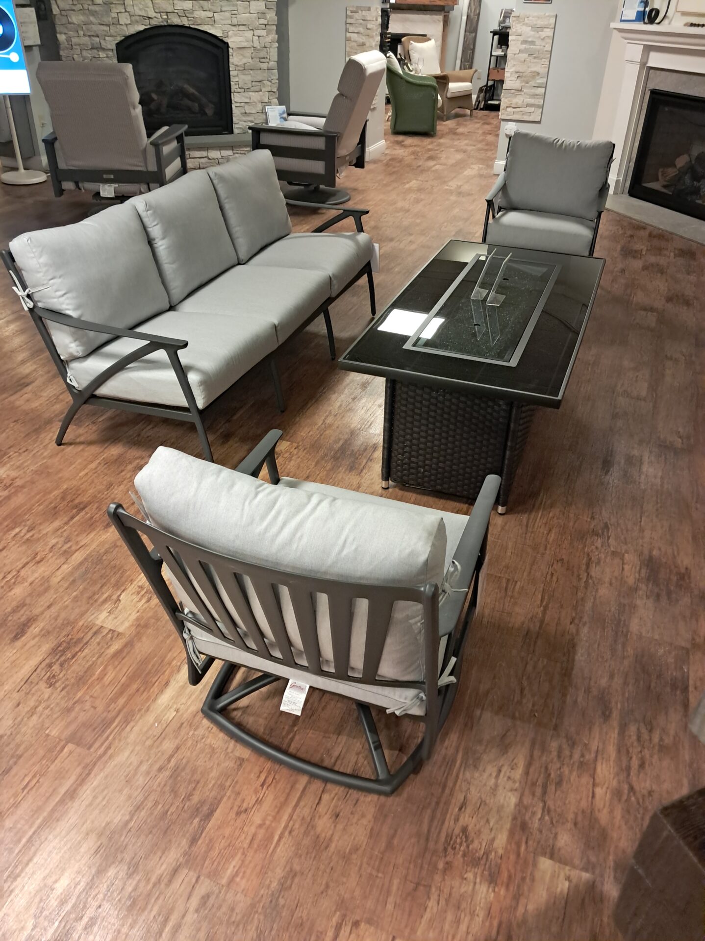 Amari 6 Person Seating Group with Cushions by Gensun