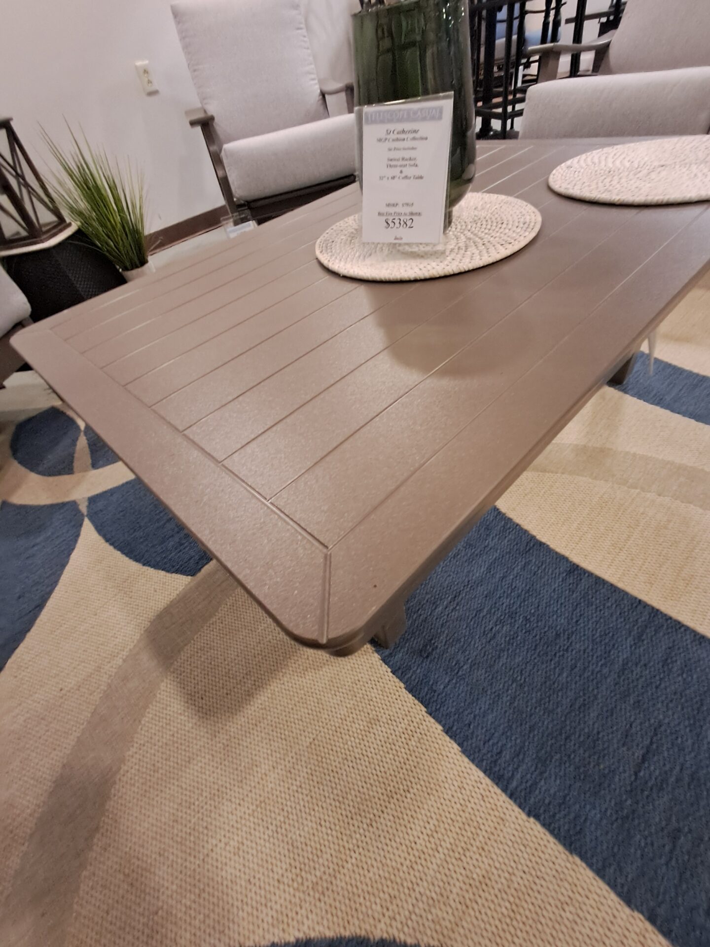 St. Catherine 4 Person Seating Group with Cushions by Telescope Casual - Image 5