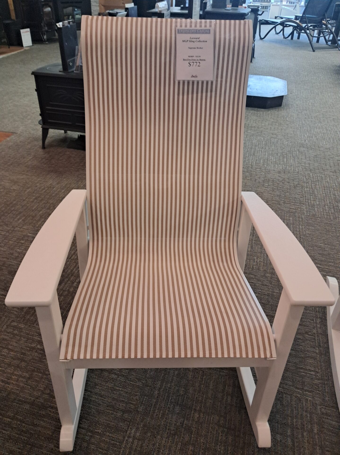 Leeward Sling 2 Person Seating Group by Telescope Casual - Image 3