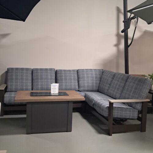 Leeward Patio Furniture 7-Person Outdoor Sectional by Telescope Casual