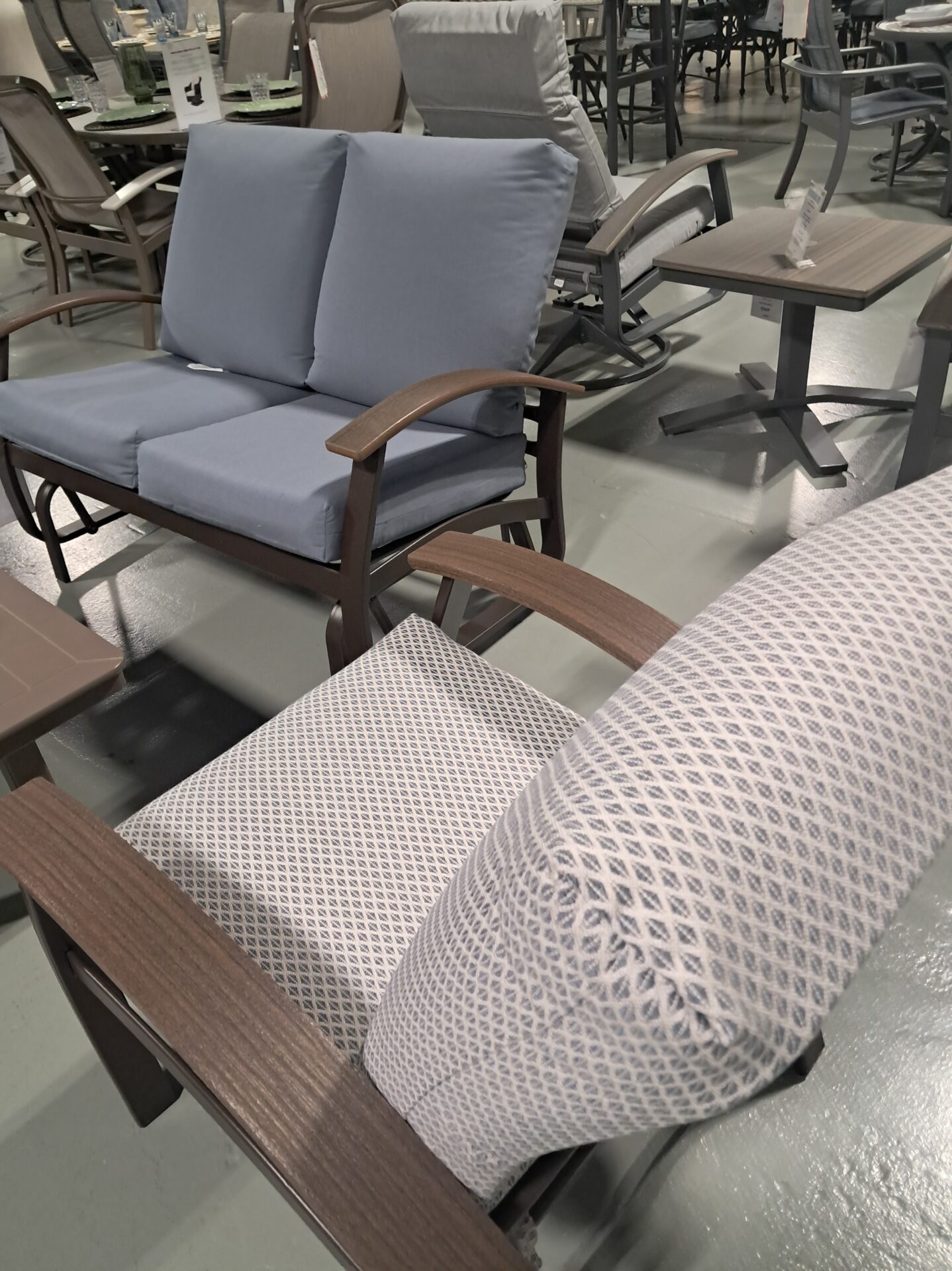 Belle Isle 3 Person Seating Group with Cushions by Telescope Casual