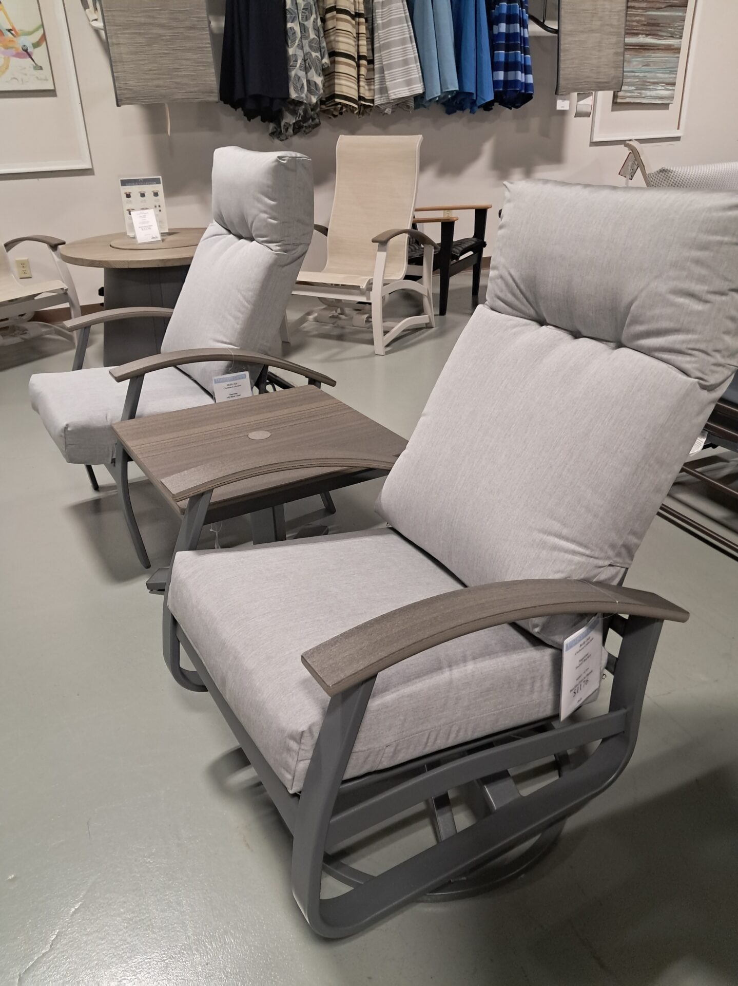 Belle Isle 2 Person Seating Group with Cushions by Telescope Casual - Image 7